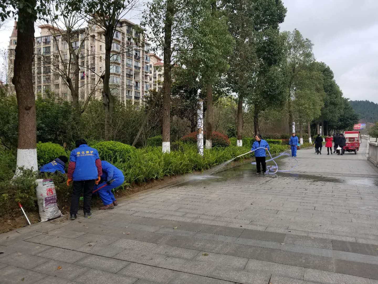 遂寧觀(guān)音湖公園養(yǎng)護(hù)現(xiàn)場(chǎng)